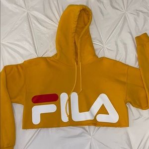 Fila cropped hoodie/sweater